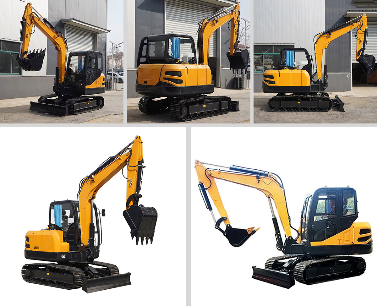 حفارة زاحفة 6500 كجم حفارة صغيرة