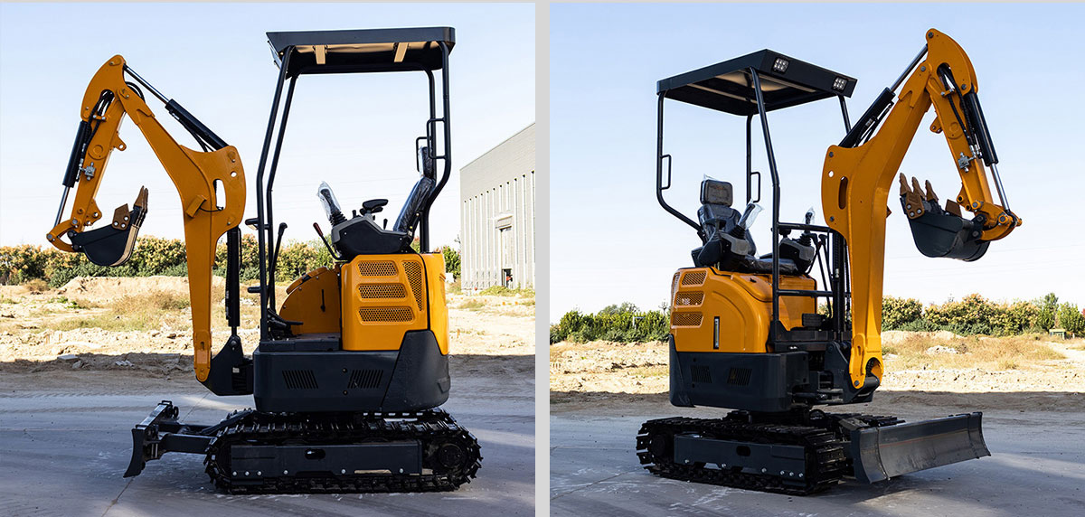 Miniexcavadora HT22 de 2,2 toneladas