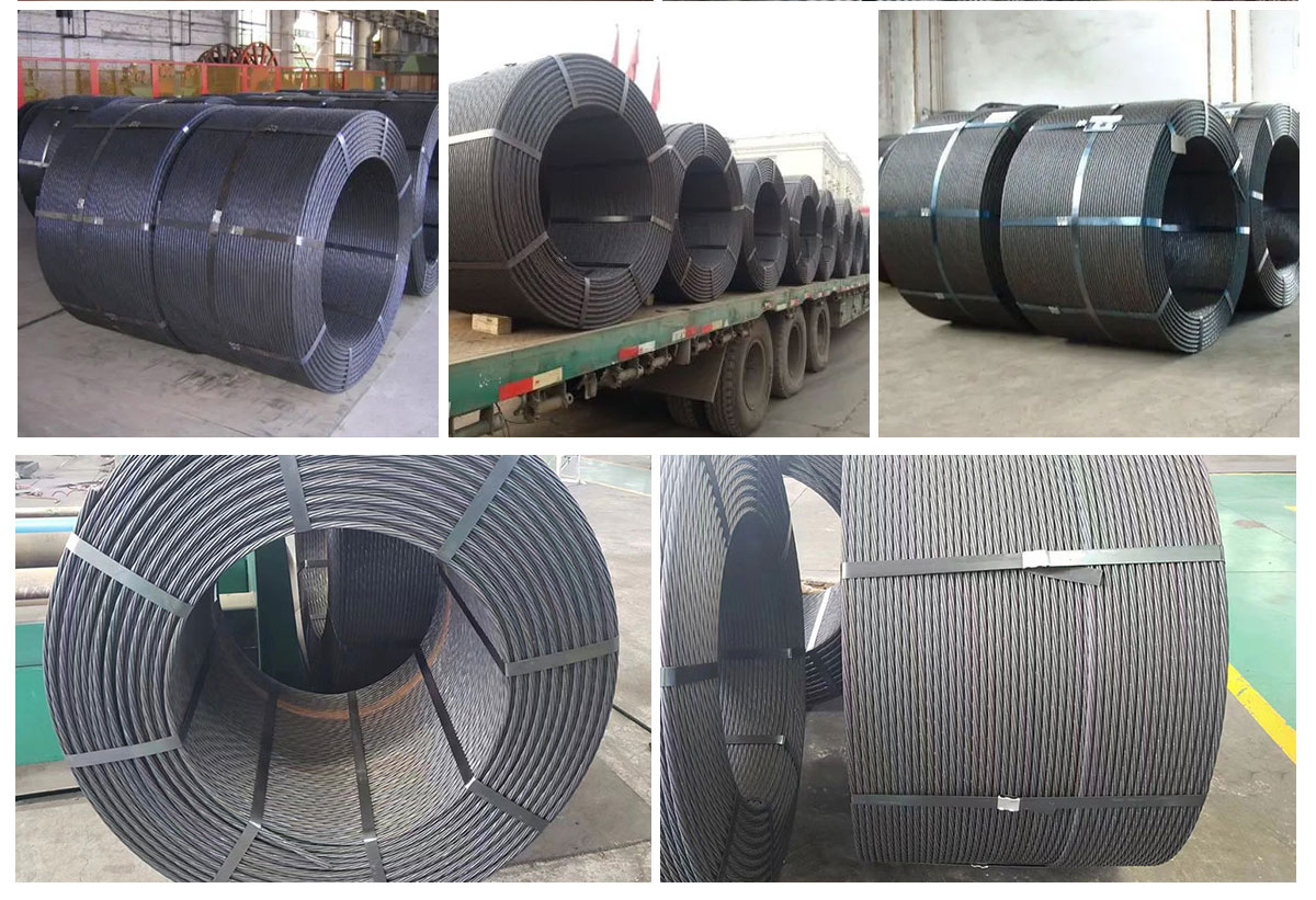 ASTM A416 Cordón de acero preesforzado