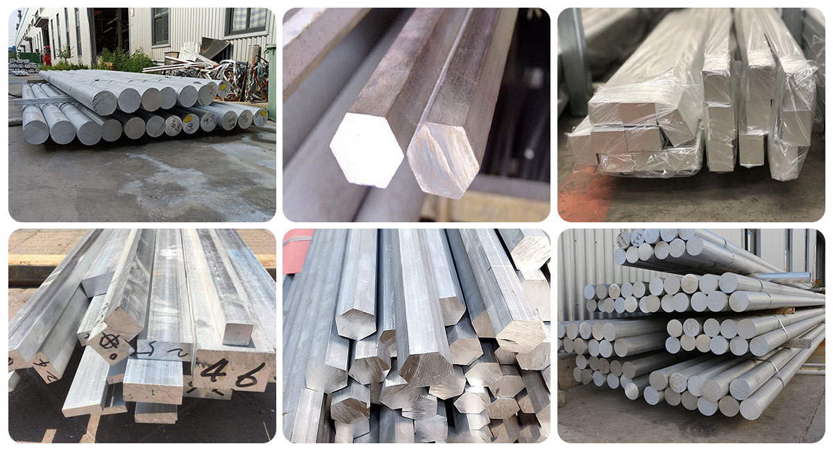 Barra de alumínio série 4000, série 6000, haste de aço