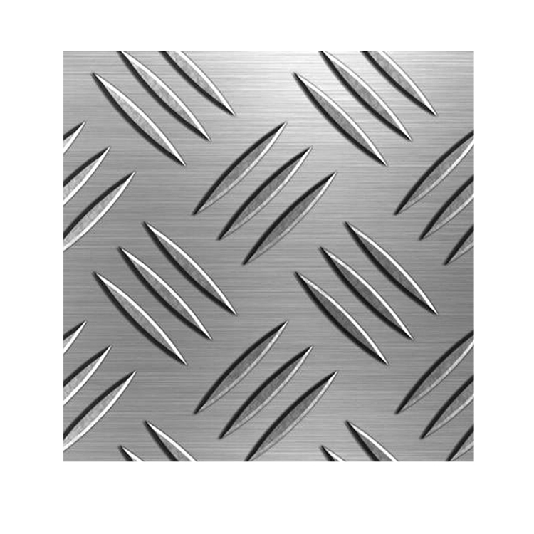 Placa de aluminio cuadriculada Hoja de aluminio