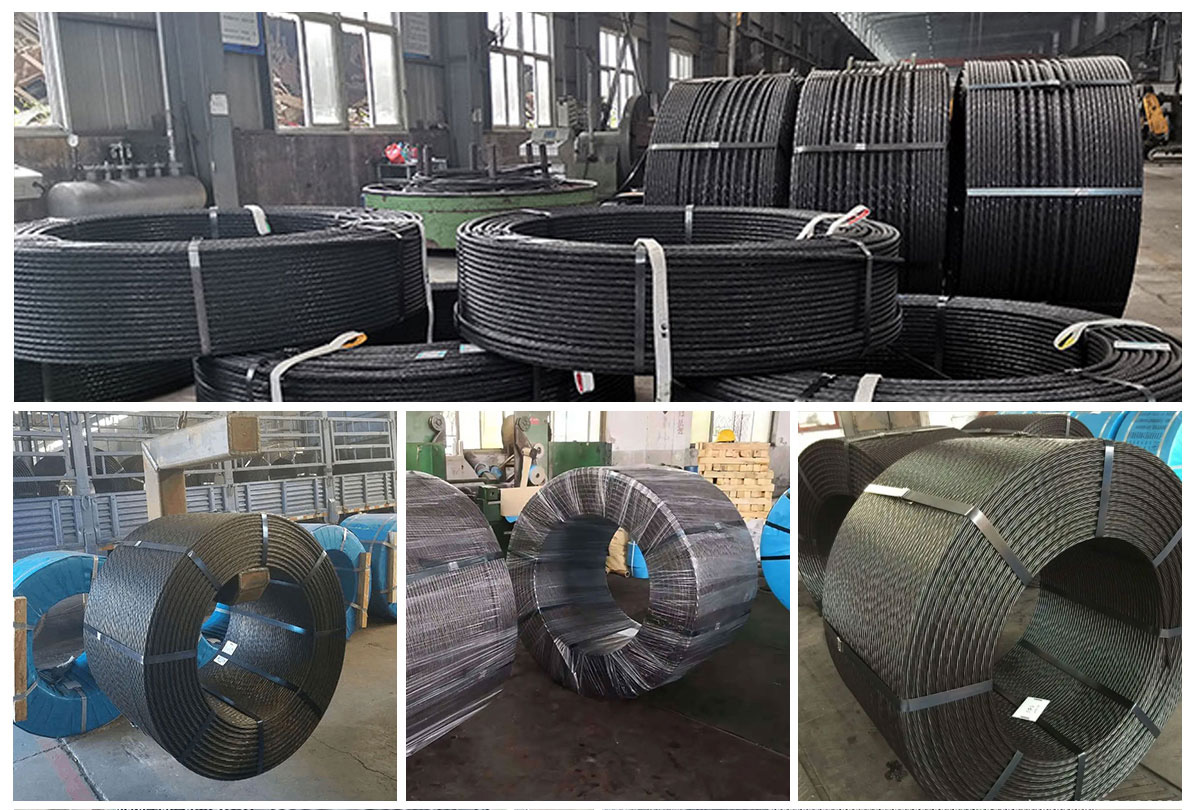 ASTM A416 Cordón de acero preesforzado