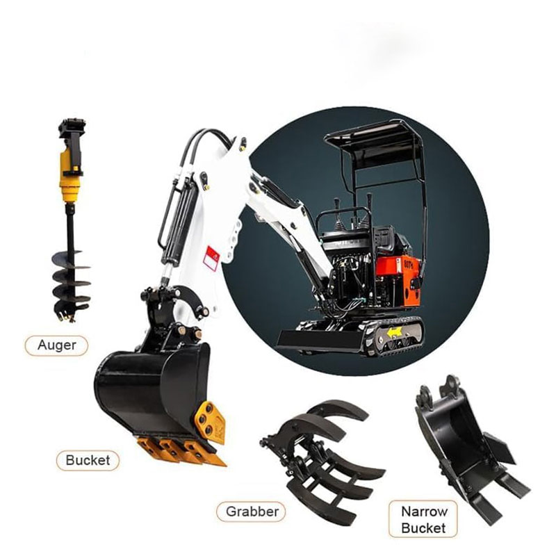 Instruções para Mini Escavadora de 0,8T e 800kg
